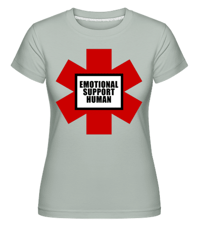 Emotional Support Human -  T-shirt Shirtinator femme - Menthe verte - Devant