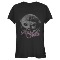 Star Wars - The Mandalorian - The Child Faded Child - Women's T-Shirt - Black - Front
