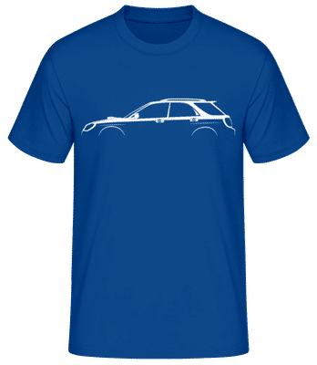 'Subaru Impreza WRX GG 2005' Silhouette - Pánské basic tričko - Královská modrá - Napřed