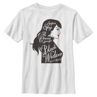 Marvel - Avengers - Black Widow Super Spy - Niños Camiseta - Blanco - delante