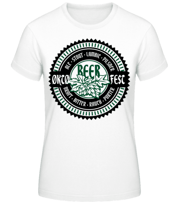 Aperçu: Oktoberfest Beer - T-shirt femme B&C - Blanc - Devant