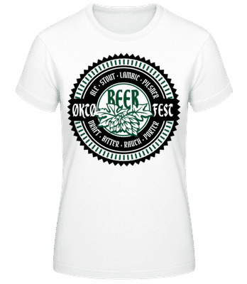 Oktoberfest Beer - T-shirt femme B&C - Blanc - Devant