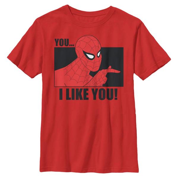 Preview: Marvel - Spider-Man - Spider-Man I Like You - Kids T-Shirt - Red - Front
