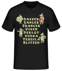 Reindeers · Camiseta básica para hombre