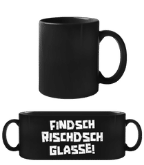 Findsch Rischdsch Glasse · Schwarze Tasse