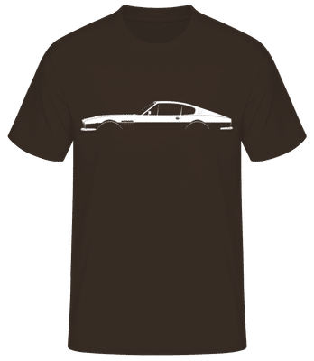 'Aston Martin DBS' Silhouette - Men's Basic T-Shirt - Brown - Front