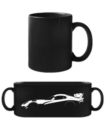 'Dodge Viper ACR' Silhouette · Schwarze Tasse