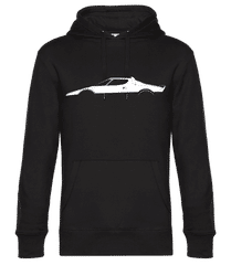 'Lancia Stratos Stradale' Silhoeutte · Pánská standardní mikina s kapucí