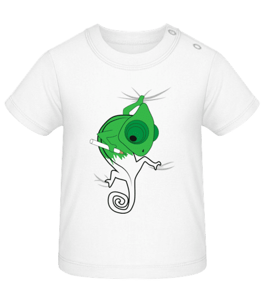 Aperçu: Chameleon Kids Comic - T-shirt Bébé - Blanc - Devant