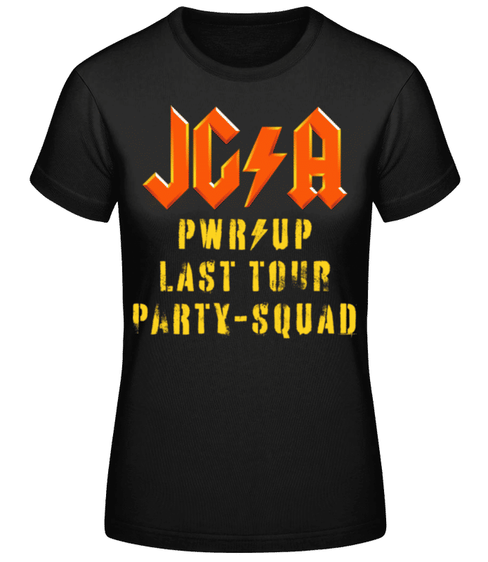 Vorschau: JGA Last Tour Party-Squad - Frauen T-Shirt B&C - Schwarz - Vorne