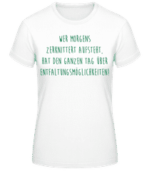 Entfaltungsmöglichkeiten · Frauen T-Shirt B&C