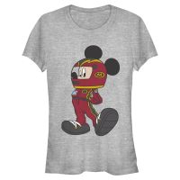 Disney - Mickey Mouse - Mickey Mouse Mickey Racecar Driver - Women's T-Shirt - Heather grey - Front