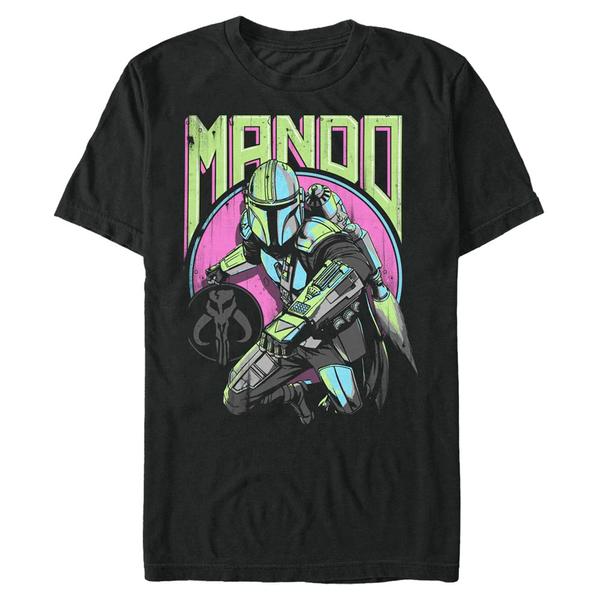 Aperçu: Star Wars - The Mandalorian - Mandalorian New Wave - Homme T-shirt - Noir - Devant
