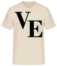 Ve - T-shirt standard Homme - Crème - Devant