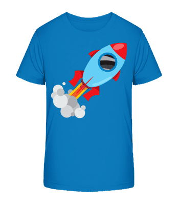 Superhero Rocket - Kid's Organic T-Shirt Stanley Stella 2.0 - Royal blue - Front