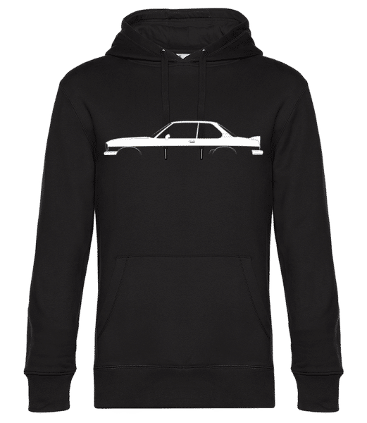 Aperçu: 'Opel Ascona 400' Silhouette - Sweat à capuche premium Unisexe - Noir - Devant