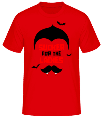 Sucker For The Ladies - T-shirt standard Homme - Rouge - Devant