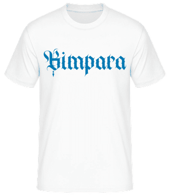 Bimpara - Männer Basic T-Shirt - Weiß - Vorne