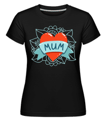Mum Heart Icon ·  T-shirt Shirtinator femme
