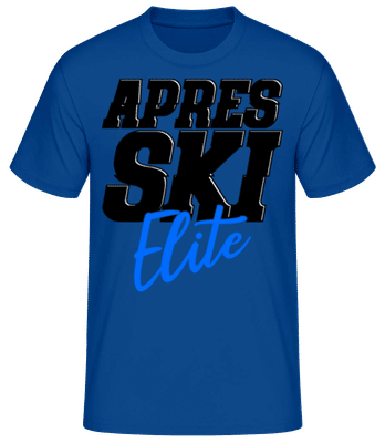 Apres Ski Elite - Pánské basic tričko - Královská modrá - Napřed
