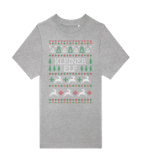 Kleiner Elf - Kinder T-Shirt B&C - Grau meliert - Vorne