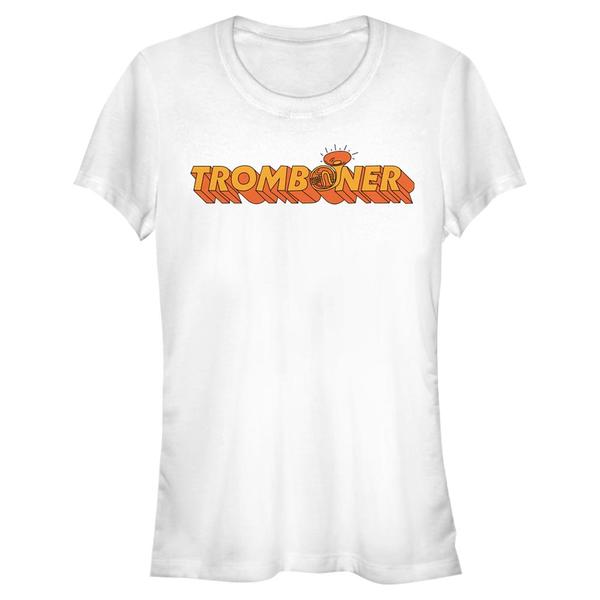Aperçu: Netflix - Sex Education - Text Tromboner - Femme T-shirt - Blanc - Devant