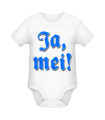 Ja, Mei! - Baby Bio Strampler - Weiß - Vorne
