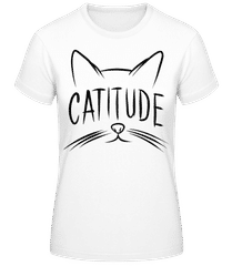 Catitude · Frauen Basic T-Shirt