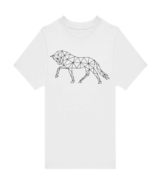 Aperçu: Polygon Cheval - T-shirt homme B&C - Blanc - Devant