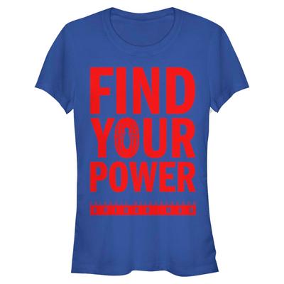 Marvel - Avengers - Spider-Man Find Your Power - Frauen T-Shirt - Royalblau - Vorne