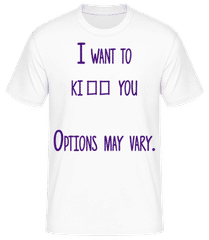 Options May Vary · T-shirt homme B&C