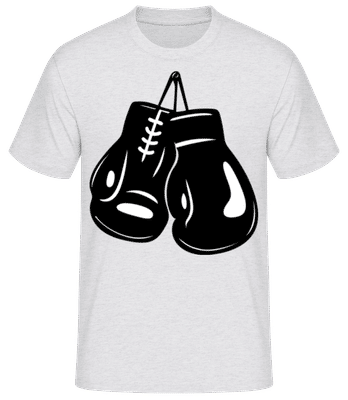Gants De Boxe - T-shirt standard Homme - Gris chiné - Devant
