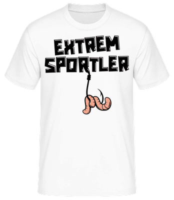 Extrem Sprotler - Männer Basic T-Shirt - Weiß - Vorne