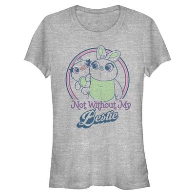 Pixar - Toy Story - Ducky et Bunny Bestie - Femme T-shirt - Gris chiné - Devant