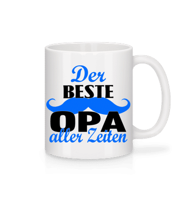 Bester Opa Aller Zeiten - Tasse - Weiß - Vorne