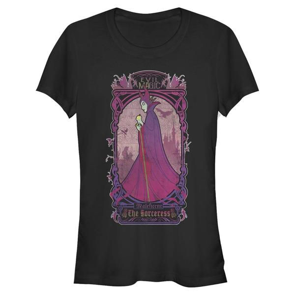 Disney - Sleeping Beauty - Maleficent The Sorceress - Femme T-shirt - Noir - Devant