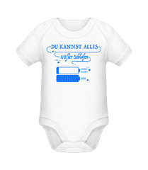 Du Kannst Alles Außer Schlafen · Baby Bio Strampler