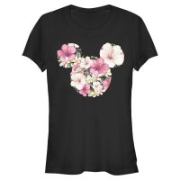 Disney - Mickey Mouse - Mickey Tropical Mouse - Femme T-shirt - Noir - Devant
