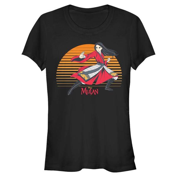 Preview: Disney - Mulan - Mulan Sunset - Women's T-Shirt - Black - Front