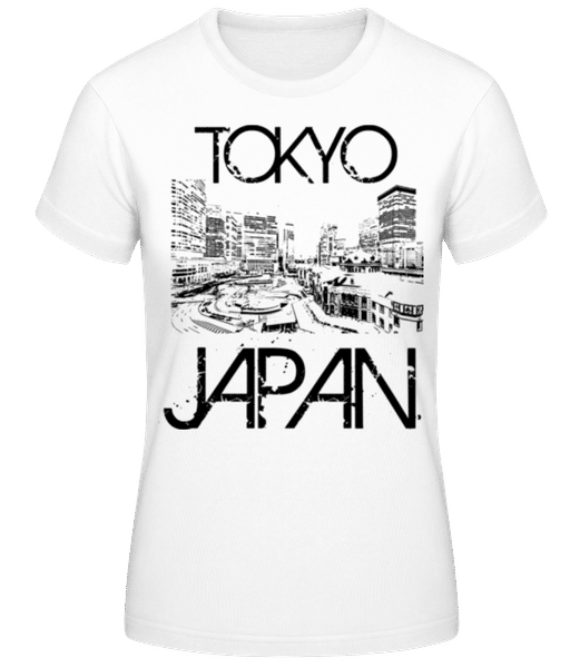 Aperçu: Tokyo Japon Noir - T-shirt femme B&C - Blanc - Devant