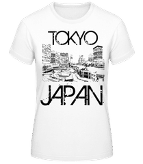 Tokyo Japon Noir · T-shirt femme B&C