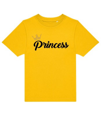 Princess - Kinder T-Shirt B&C - Gelb - Vorne