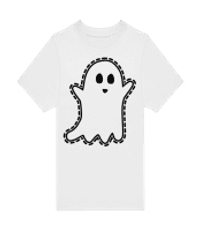 Geist - Kinder T-Shirt B&C - Weiß - Vorne