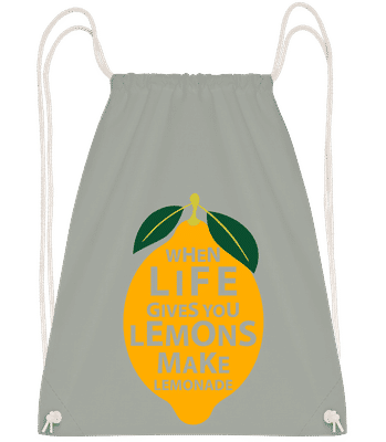 When Life Gives You Lemons - Drawstring Backpack - Anthracite - Vorn