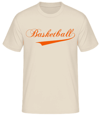 Basketball Stroke - Men's B&C T-Shirt - Cream - Front