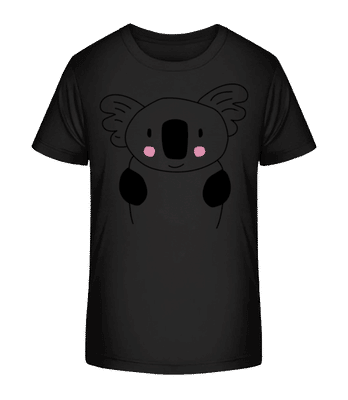 Cute Koala - Detské Bio tričko Stanley Stella 2.0 - Černá - Napřed