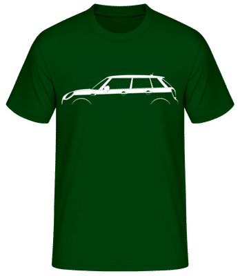 'Mini Cooper 5-Door (F56)' Silhouette - T-shirt standard Homme - Vert bouteille - Devant