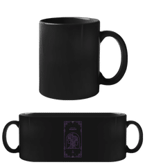 Art Deco Zodiac Sign Gemini · Black Mug