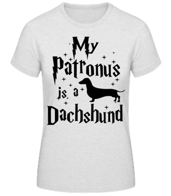 My Patronus Is A Dachshund - Women's Basic T-Shirt - Heather grey - Front