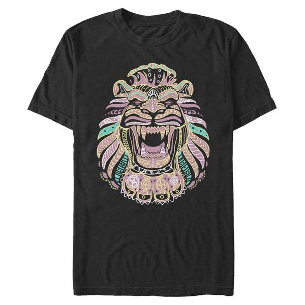 Aperçu: Disney - Aladin - Lion Aladdin - Homme T-shirt - Noir - Devant